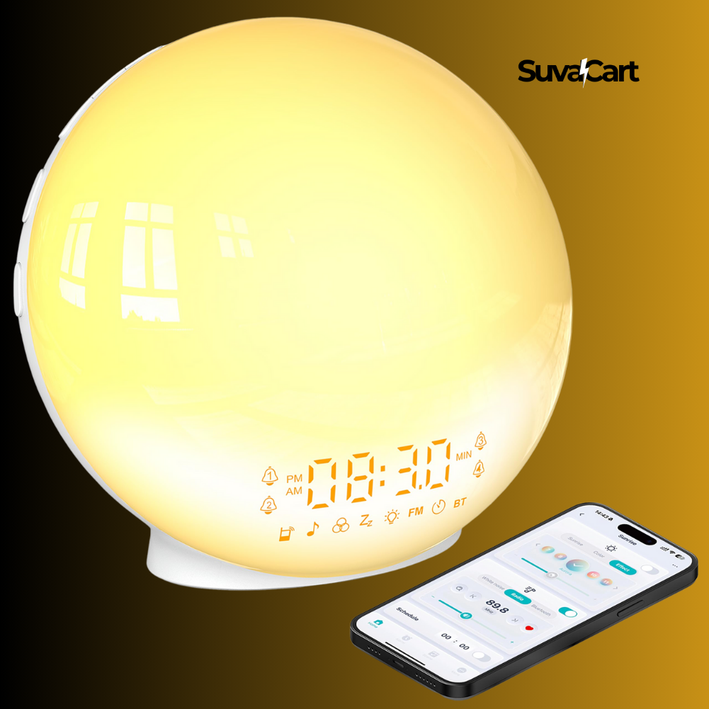 Bluetooth Sunrise Alarm Clock